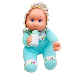 Vintage Goldberger Lollipalooza Baby Doll Rubber Face Bottle Thumb Sucking 1998